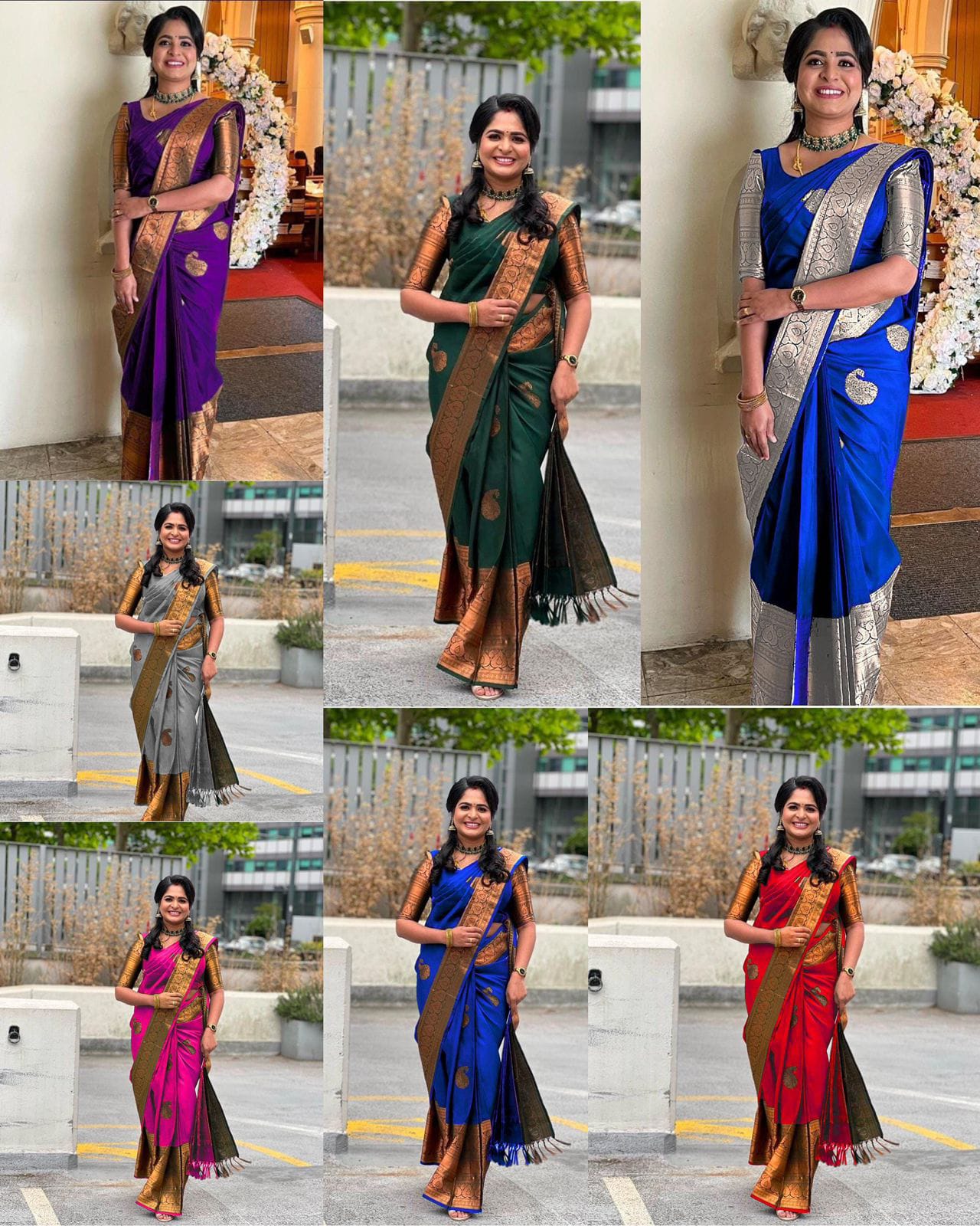 BEAUTIFUL RICH PALLU JACQUARD WORK ON ALL OVER THE SAREE