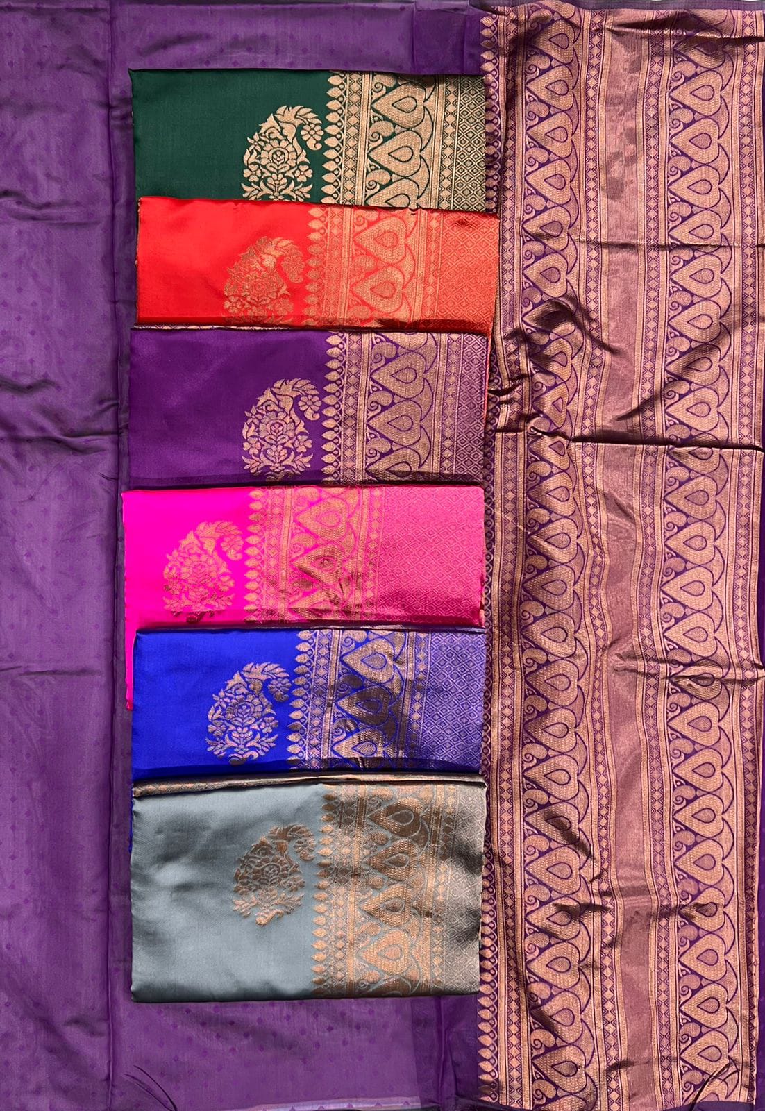 BEAUTIFUL RICH PALLU JACQUARD WORK ON ALL OVER THE SAREE